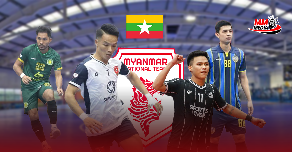25 players in the preliminary Myanmar national futsal team
